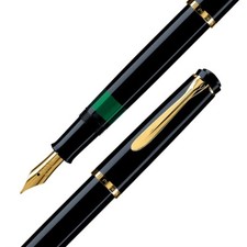 pelikan m200 Black fountain pen Fine  Nib F nib picture