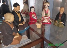 Vintage Japanese Hakata Urasaki Clay Dolls Lot of 10 - Mid-Century 1950s picture