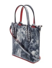 Rare Christian Louboutin Logo Mini Cabata Tie Dye Spike Tote Bag NEW picture