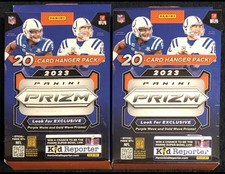 2023 Panini Prizm Football Hanger Box Factory Sealed Purple/Gold Wave Lot Of 2 picture
