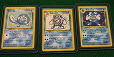 Wizards of the Coast Pokemon Base Set Poliwag/Whirl/Wrath Holo Lot 1999 picture