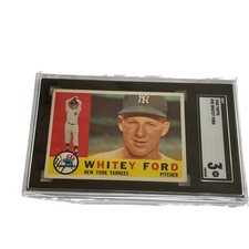 1960 Topps WHITEY FORD New York Yankees #35 SGC 3 VG Condition picture