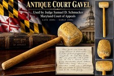 Maryland Court Of Appeals Judge  Samuel D Schmucker Gavel James Madison picture