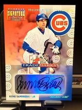 2001 Donruss Signature Ryne Sandberg  Team Trademarks Master Series Auto RARE🔥  picture