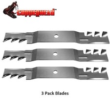 3 Pk Copperhead Mulch Blade fits Exmark 50' Quest 115-5059 115-5062 USA Made picture