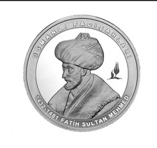 Ottoman Sultans Series Silver Coin TURKEY (1451-1481) - Fatih Sultan Mehmet picture