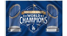 LA Dodgers 2024 2025 Back To Back World Series 3x5 Ft Flag Banner picture