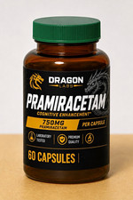 Dragon Labs Pramiracetam Cognitive Enhancement 750mg 60 Capsules Lab Tested picture