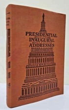 PRESIDENTIAL INAUGURAL ADDRESSES From Washington To Trump Faux Leather Brand New picture