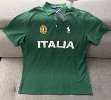 Ralph Lauren Men’s Classic Fit Green Italy World Cup 26 Polo New picture