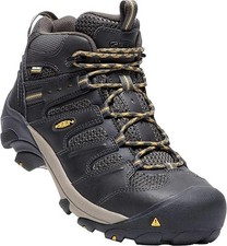 KEEN Utility Men's Lansing Mid Steel Toe Waterproof Work Boots Raven, Sz. 9 EE picture