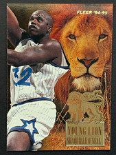 Fleer 1994-95 Fleer Young Lion Insert Shaquille O'Neal #5 Magic NBA picture