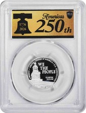 2026-S U.S. Constitution Ag Silver Quarter PR70DCAM FS PCGS Anniv Label picture