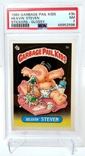 1985 Topps Garbage Pail Kids Series 1 - #3b Heavin' Steven - PSA 7 NM picture