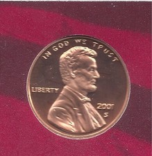 2001-S PROOF LINCOLN CENT picture