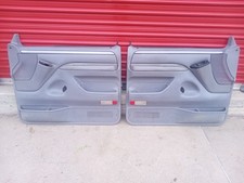 1994-1996 Ford F150 F250 F350 Bronco LIGHT GREY Door Panels Driver & Passenger picture