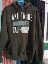 Outfitter Trading Co. Brown Lake Tahoe Calif. Low Shrinkage Fleece-Sz S-EXCOND picture