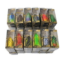 60Pcs Rubber Frog Fishing Lures Soft Float Bait 6cm/2.3'' With Retail Box picture