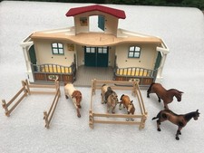 Schleich Am Limes 69 Farmhouse Barn Playset Incomplete. picture