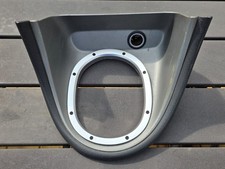 1999-2004 FORD MUSTANG AUTOMATIC TRANSMISSION SHIFTER BEZEL  SILVER OEM picture