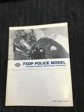 2004 Harley Davidson FDXP Police Models Service Manual Supplement 99481-04SP picture