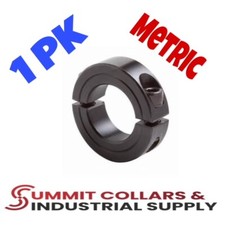 5MM Double Split 2-PC Clamp Shaft Collar Steel, Black Oxide NEW 1 PK CB2-5MM picture