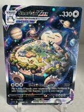 FAN ART: Snorlax Vmax Sleepy Cosmo Nap Time Holo Promo Pokémon Unofficial picture