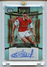 Thierry Henry 2023-24 Panini Select FIFA Soccer Signatures Silver #S-TH Arsenal picture