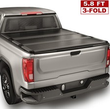 5.8FT Hard Solid Tonneau Cover For 2007-2026 Silverado Sierra 1500 Truck Bed picture