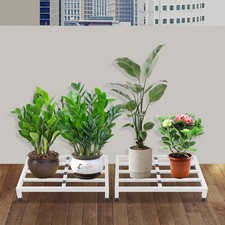 2Pcs Stainless Steel Dunnage Racks Plants Storage Holder Commercial Food Stands picture