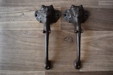 Lord Ganesha Door Cupboard Cabinet Handle Puller Ganesh Iron Decor rustic 2 pic picture