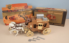 Vintage 1955 Roy Rogers Fix It Stagecoach Ideal Toy Original Box Incomplete set picture
