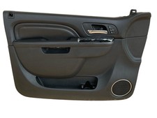 2010 - 2014 Chevy Tahoe Yukon Suburban Silverado Driver Front Door Panel BLACK + picture