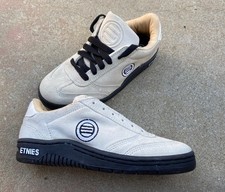 Vtg 90s Etnies Lo Down Skate Shoe White Sz 7 Deadstock Rare picture