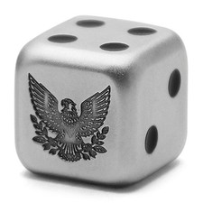 1 oz Antique Liberty Eagle Silver Dice (Box, CoA) picture