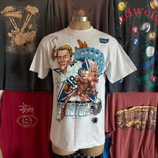 Vintage Dallas Cowboys Caricature ash color shirt reprint VK14321 picture