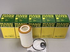 Mercedes Dodge Chrysler Mann Fleece Oil Filter 5 Psc. HU718/5x  000 180 26 09 picture