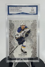 2025-26 Upper Deck Jordan Kyrou St. Louis Blues Artifacts Card #53 Gem Mint 10 picture