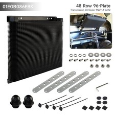 Universal 48 Row 96-Plate Transmission Oil Cooler w/AN12 Fitings For VW Baja Bug picture