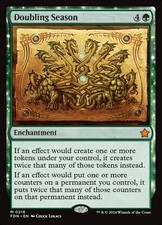 MTG Magic the Gathering Doubling Season (216/830) Foundations NM picture