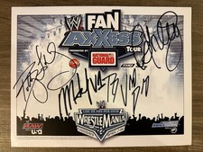 WWE WrestleMania 22 Fan Axxess Tour Signed Original mat picture