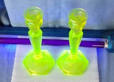 NORTHWOOD TOPAZ VASELINE STRETCH GLASS 