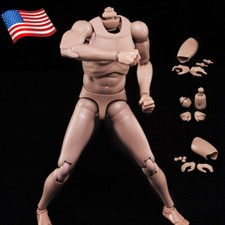 MX02-A 1/6 Standard Shoulder Male Body Suntan Skin Strong Muscle Action Figure picture