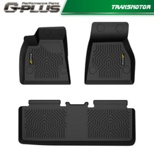 Fit For 2015-2020 Tesla Model S Floor Mats TPE All Weather Full Set Liners Black picture
