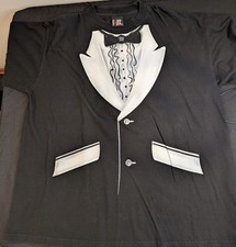 Rare Vintage Giant Metallica S&M San Francisco Symphony Tuxedo Print T-Shirt XL picture