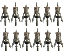 12pcs Rage Hypodermic Trypan 2 Blade 100 Grain Cut Dia Expandable broadheads picture