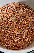 High Purity copper 99.9999%, 6N,  pellet size 6mm x 6mm picture