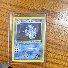 Pokemon TCG Giovanni's Gyarados 5/132 Gym Challenge Holo Rare 90 HP Unlimited picture
