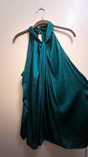 Torrid Women’s Top Size 2XL Solid Green Halter Sleeveless picture
