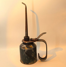 EAGLE Vintage Metal Oil Can Pump Man Cave Aesthetic Automotive Rustic Patina picture